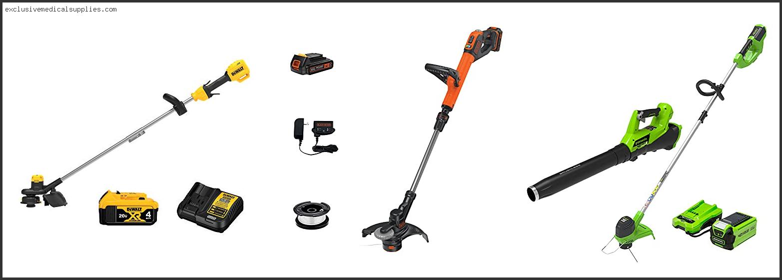 Best Battery Powered Weed Trimmer