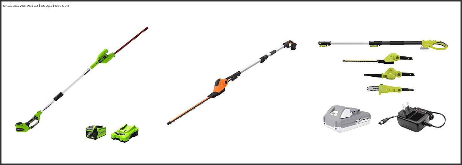 Best Battery Powered Pole Hedge Trimmer