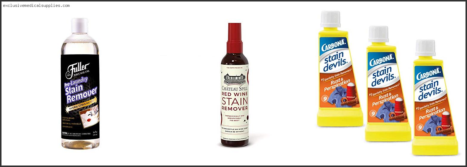 Best Stain Remover For Rust On Fabric