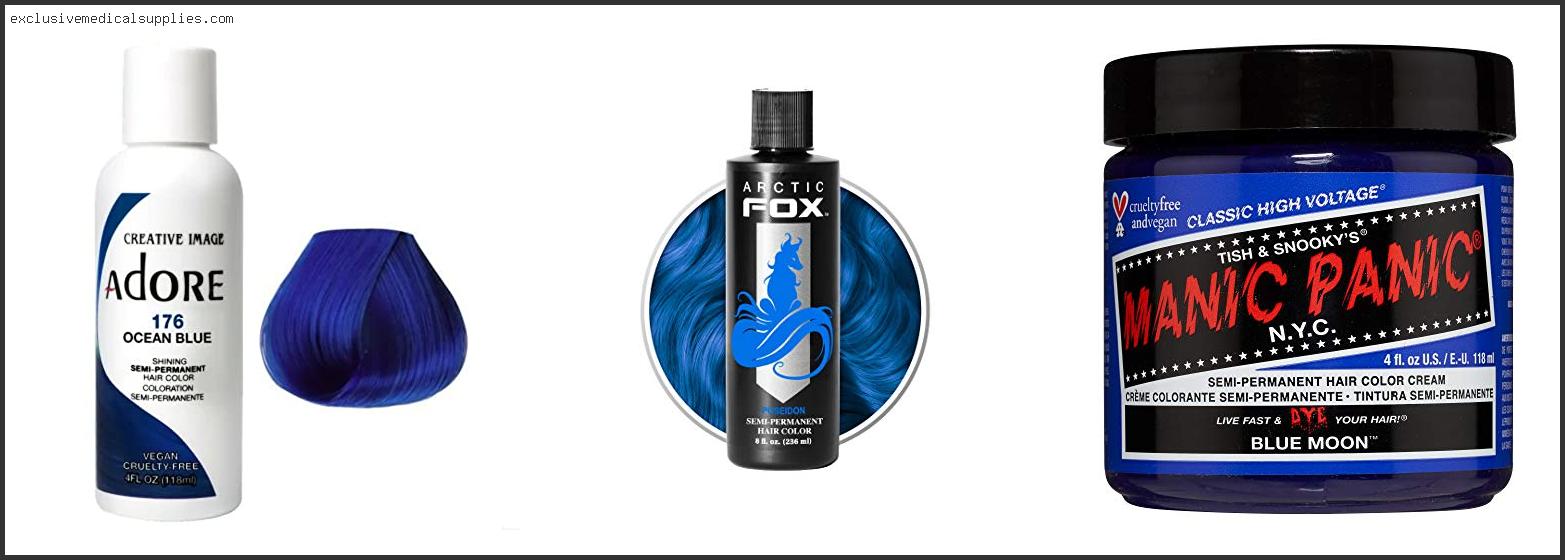 Best Blue Hair Dyes For Dark Hair