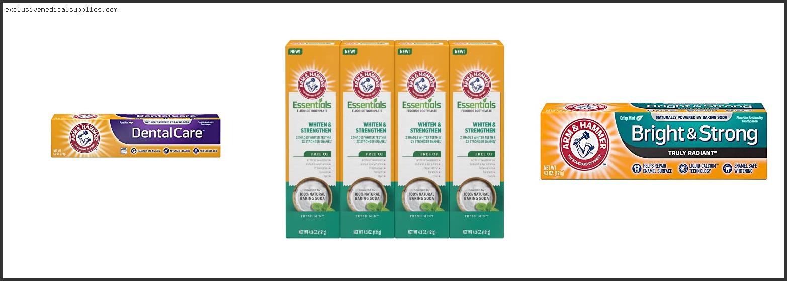 Best Arm And Hammer Toothpaste