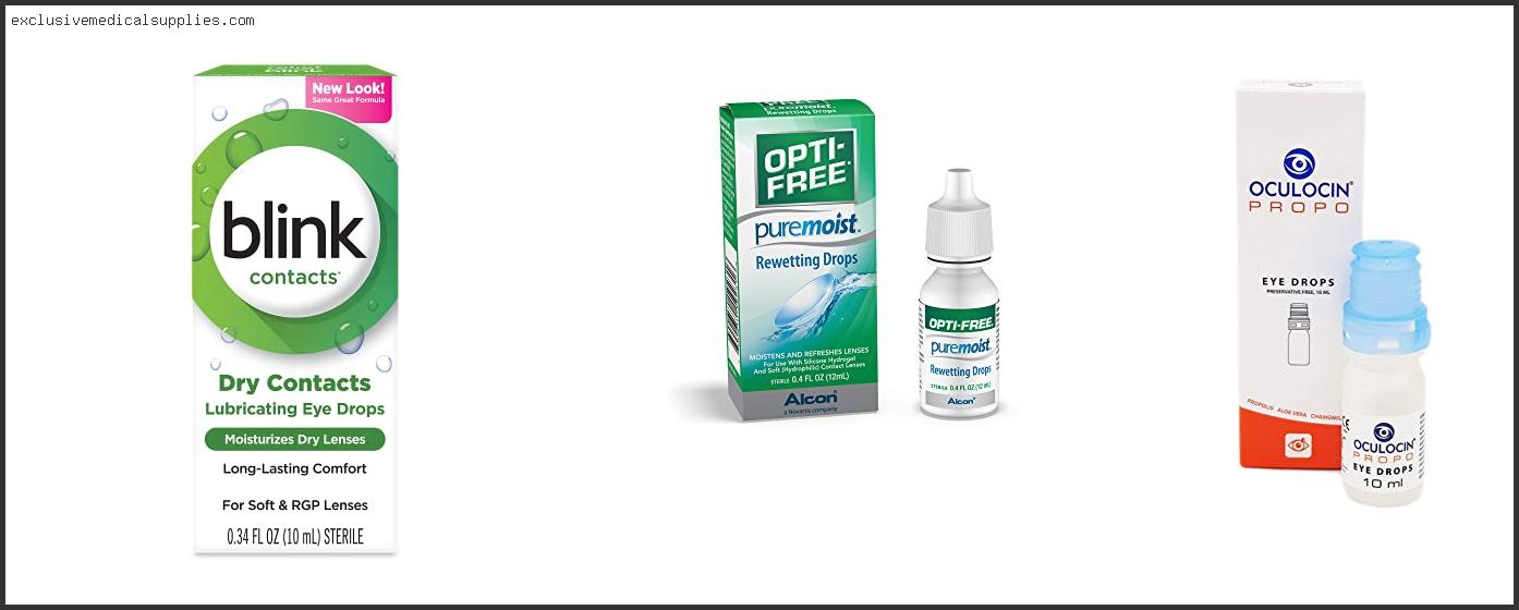 Best Contact Eye Solution For Dry Eyes