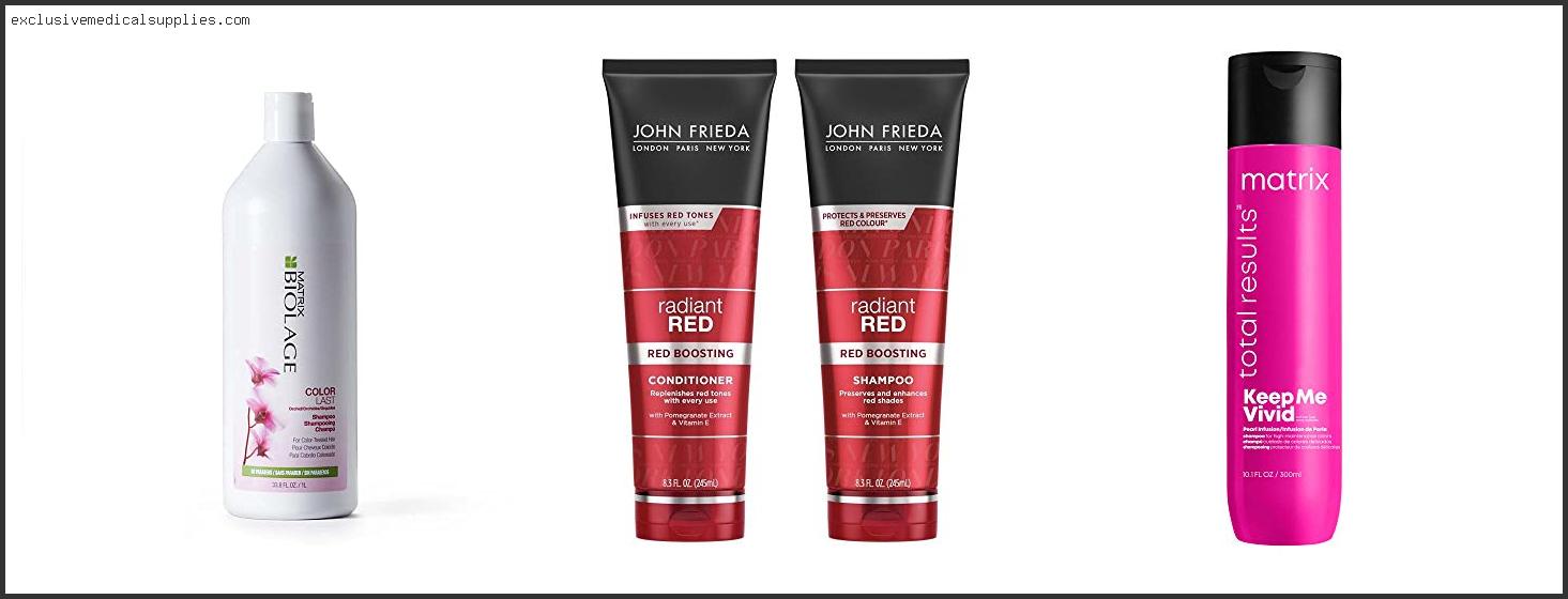 Best Color Saving Shampoo For Red Hair