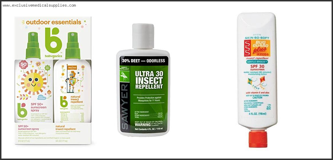 Best Sunscreen And Insect Repellent