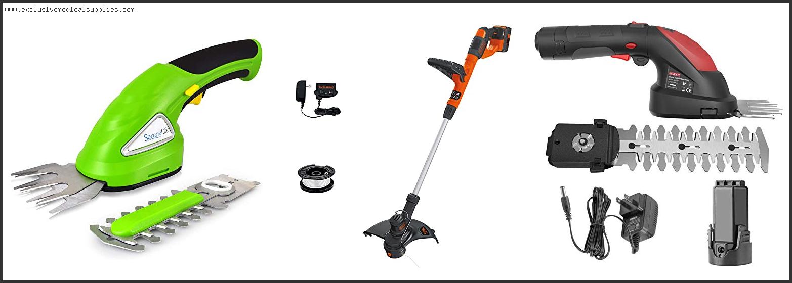Best Rechargeable Yard Trimmer