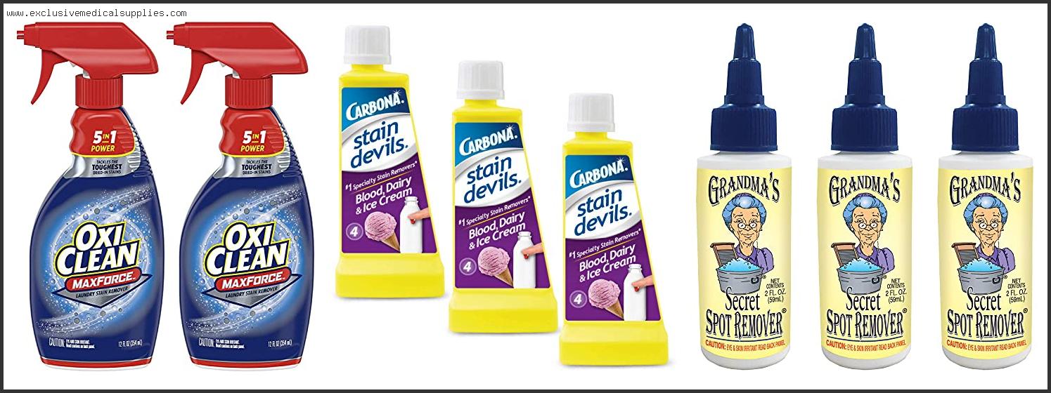 Best Stain Remover For Period Blood