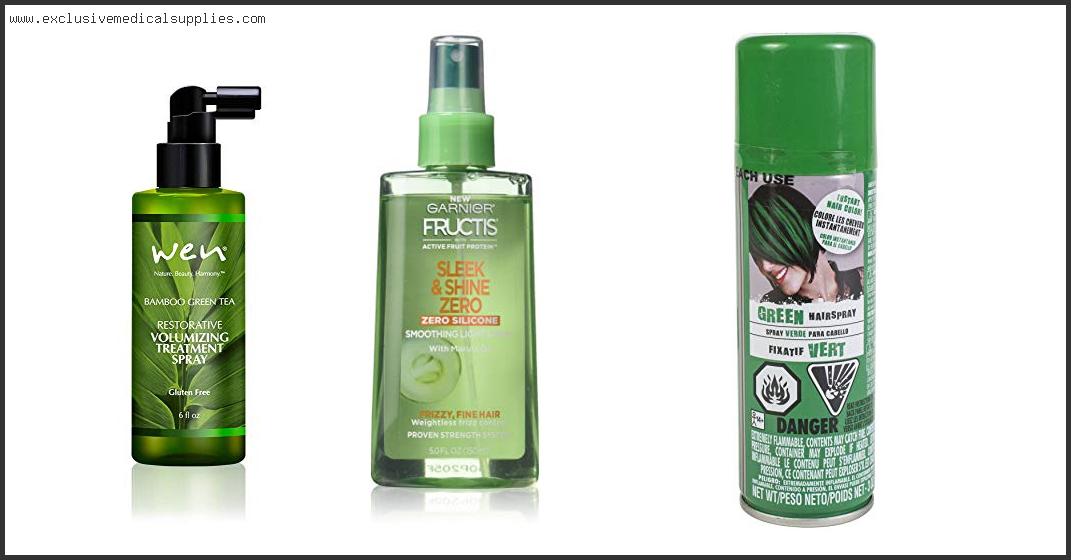 Best Green Hair Spray