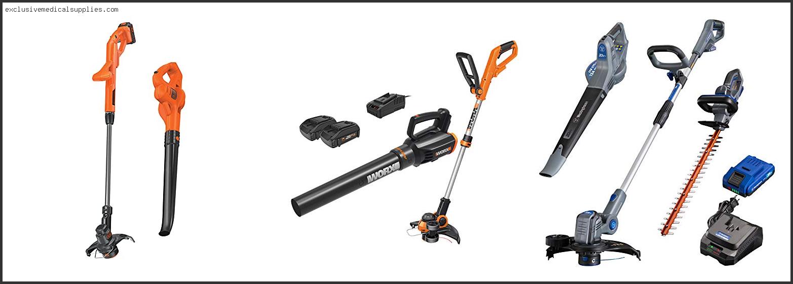 Best Battery Powered Leaf Blower And Trimmer Combo