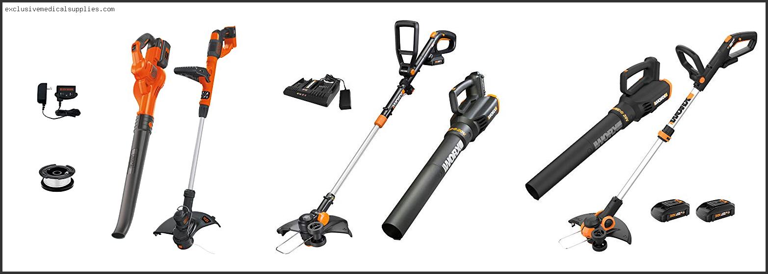 Best Battery Powered Trimmer And Blower Combo