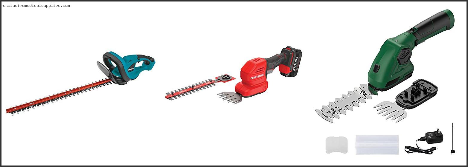 Best Battery Hedge Trimmer Consumer Reports