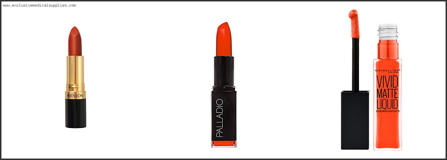 Best Orange Red Matte Lipstick