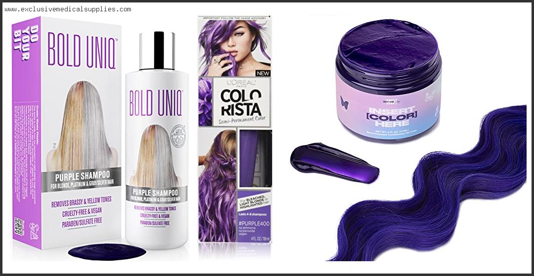 Best Purple Hair Dye For Bleached Hair