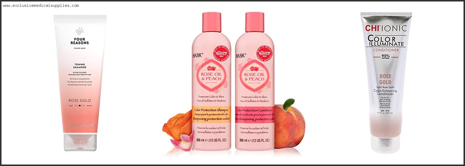 Best Shampoo And Conditioner For Rose Gold Hair