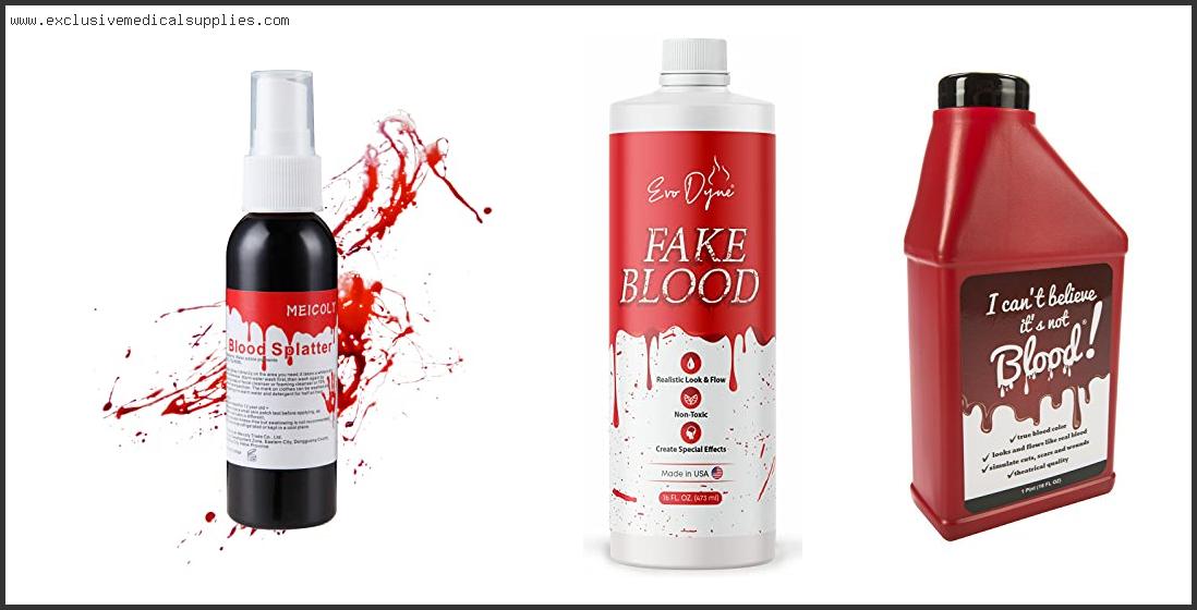 Best Fake Blood For Skin