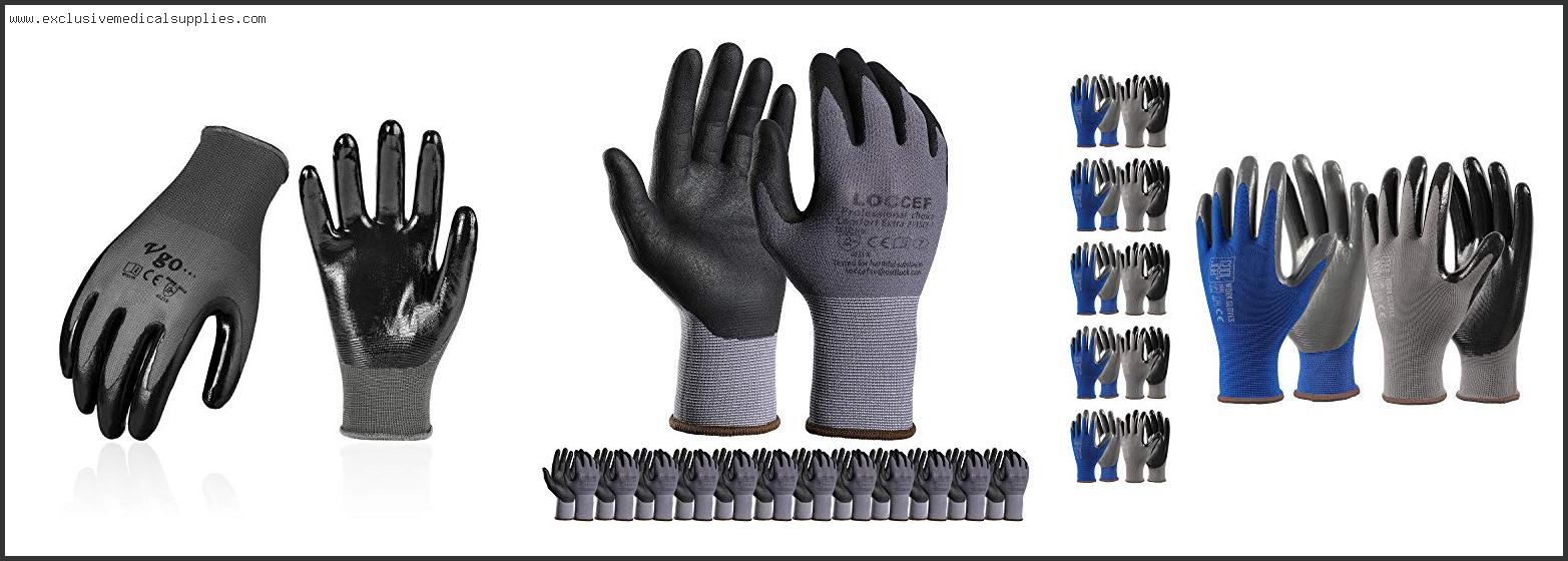 Best Nitrile Dipped Gloves