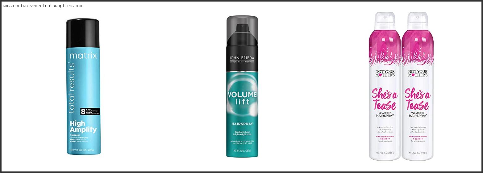 Best Volumizing Hairspray For Fine Thin Hair