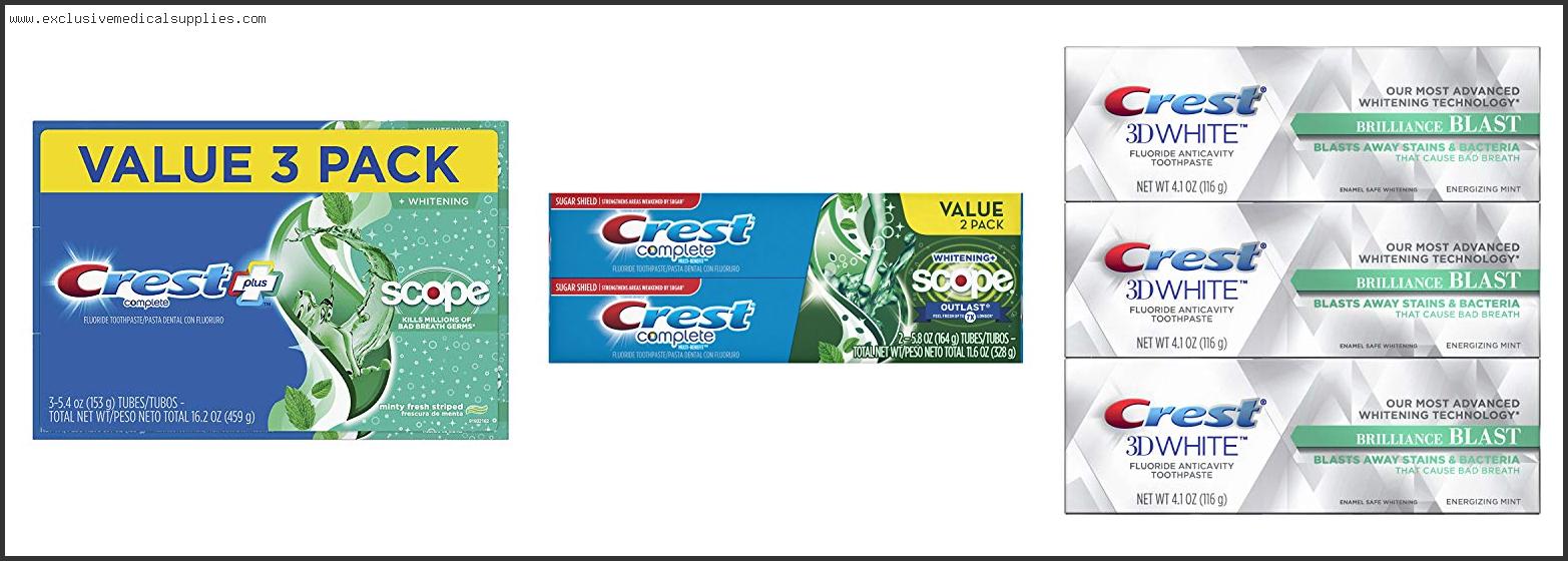 Best Crest Toothpaste For Bad Breath
