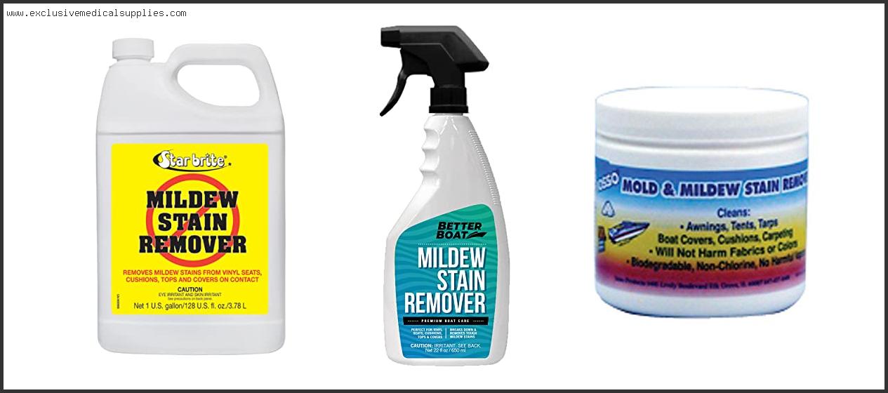 Best Mildew Stain Remover For Canvas
