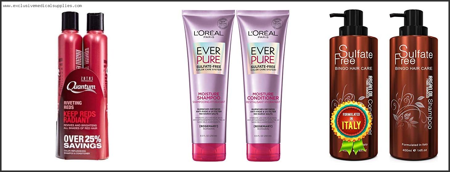 Best Shampoo And Conditioner For Red Colored Hair