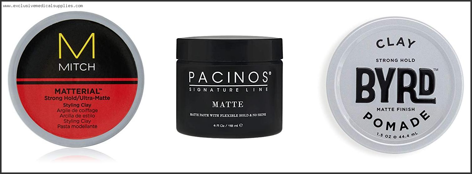 Best Hair Clay For Matte Finish