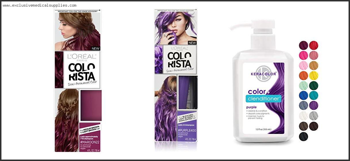 Best Semi Permanent Purple Hair Dye For Dark Hair